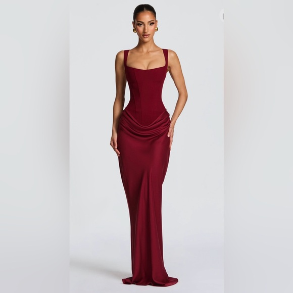 Babyboo Fashion Dresses & Skirts - Babyboo Cornelia Maxi Dress - Burgundy
